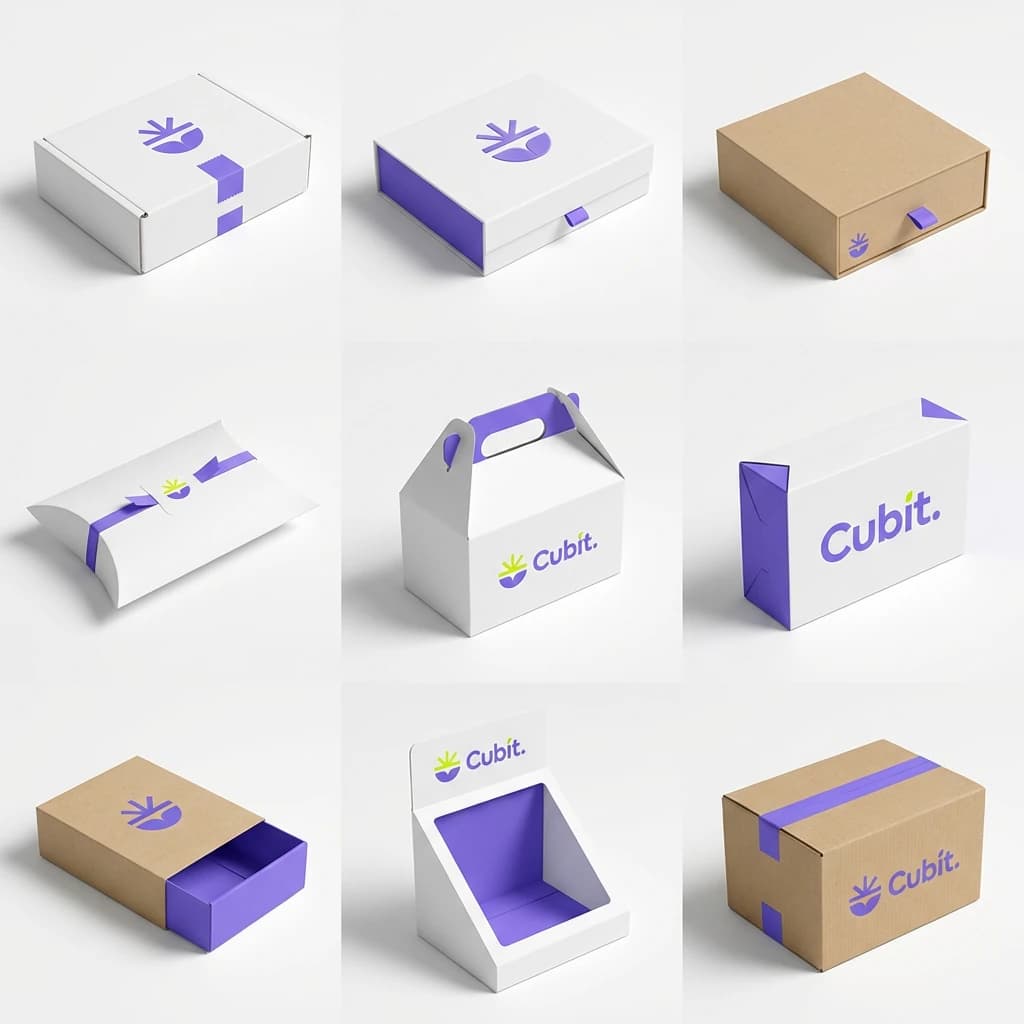 Various box styles and structures
