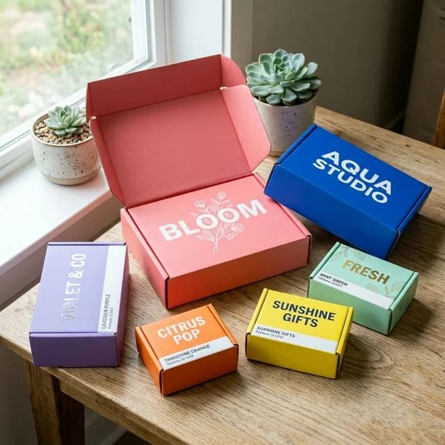 Colored Mailer Boxes