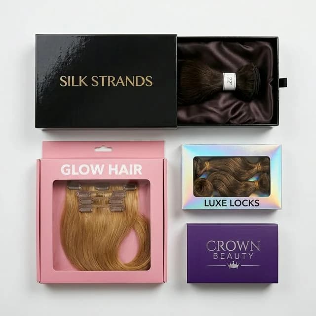 Custom Hair Extension Boxes