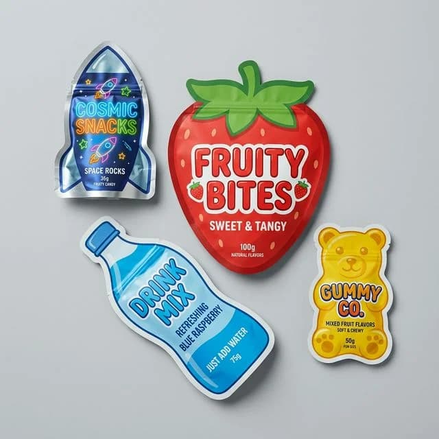 Die-Cut Shaped Mylar Bags