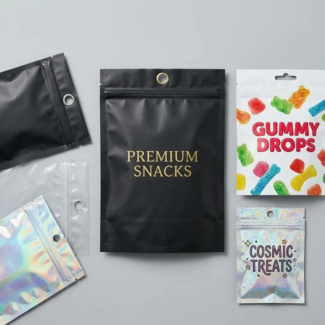 Mylar Bags with Hang Hole